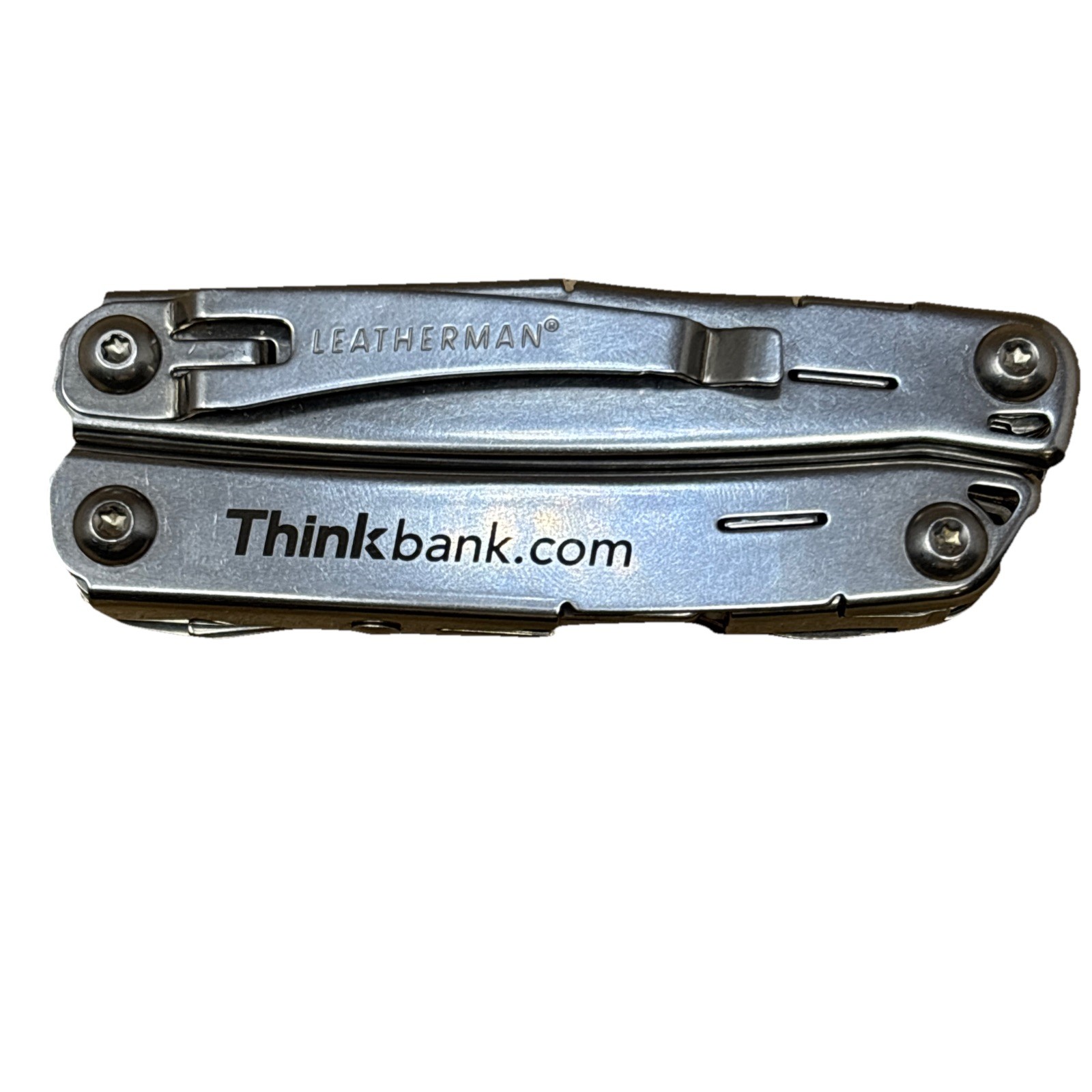 Leatherman Wingman multi-tool with pocket clip USA Company Logo Thinkbank.com