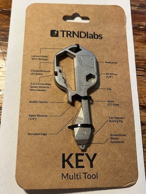 TRNDlabs/Key Multi Tool/Stainless-Steel/New #16444