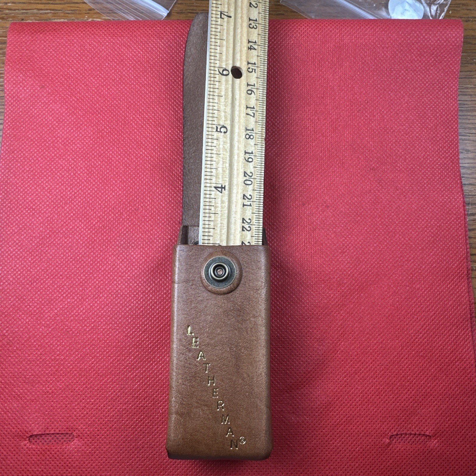 Rare Leatherman Garage-Specific Snap Sheath, Brown, New in package