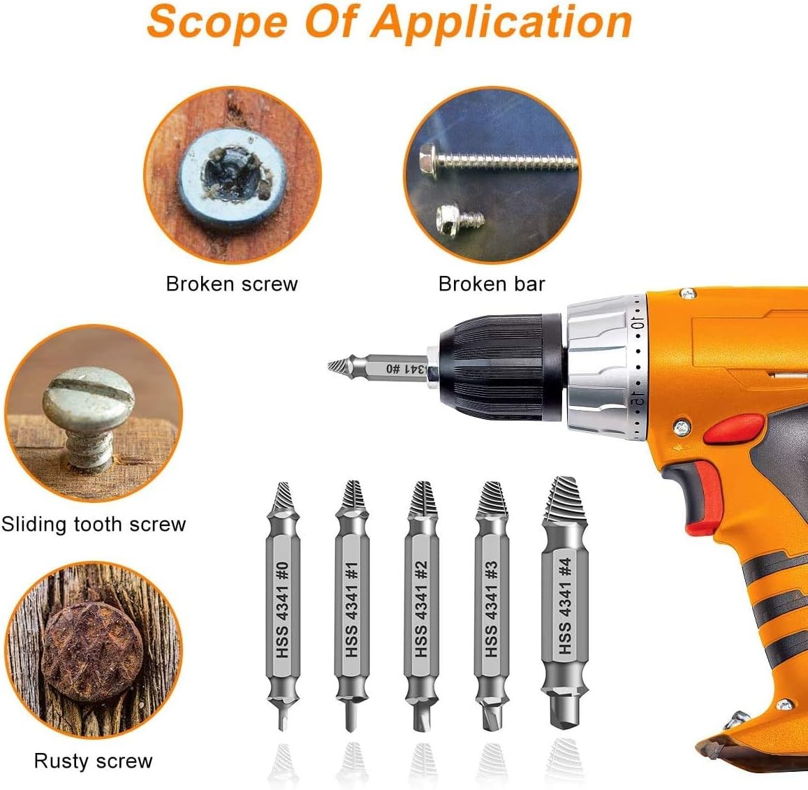 Gifts for Men,THOSAF Damaged Screw Extractor Set,Fathers Day Gifts for Dad