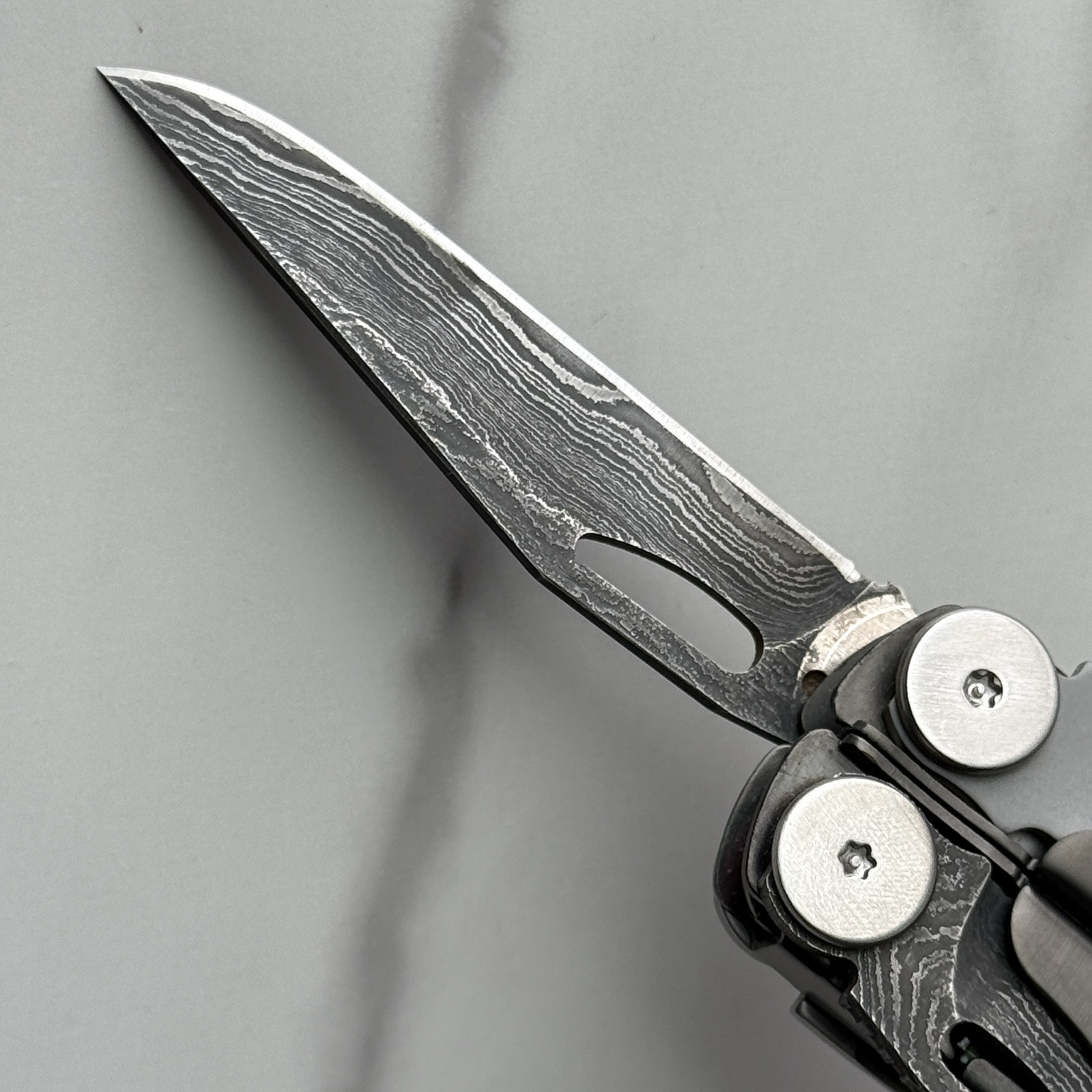 Collectible Limited Edition Leatherman Damascus Wave multitool. Serialized