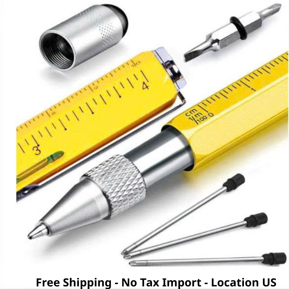 Dad Gifts for Fathers Day, Hongred 6 in 1 Multitool Pen, Stocking Stuffers fo…