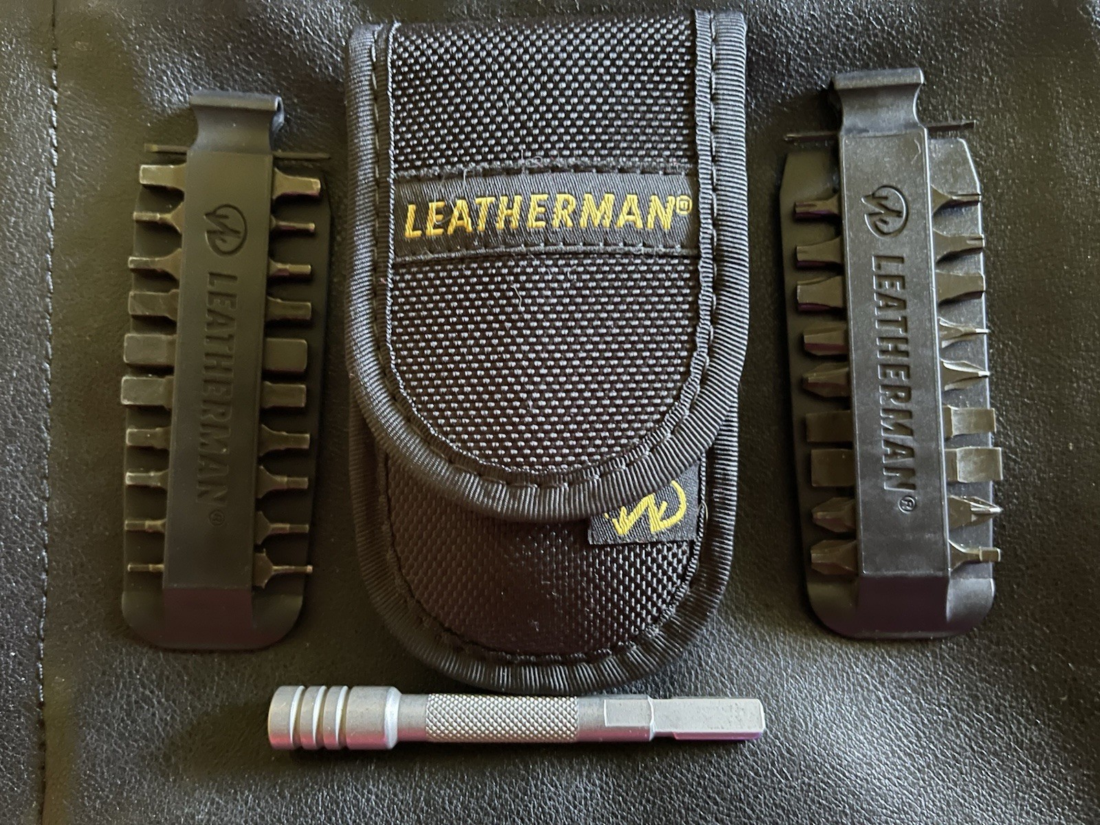 Leatherman Wave 2nd Second Edition With Bit Kit Sheath Driver Extender Multitool