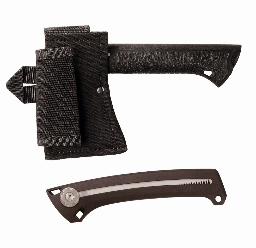 Gerber Gator Combo Axe 3-in-1 Multi-Tool Kit Axe Knife Saw Forged Steel Sheath