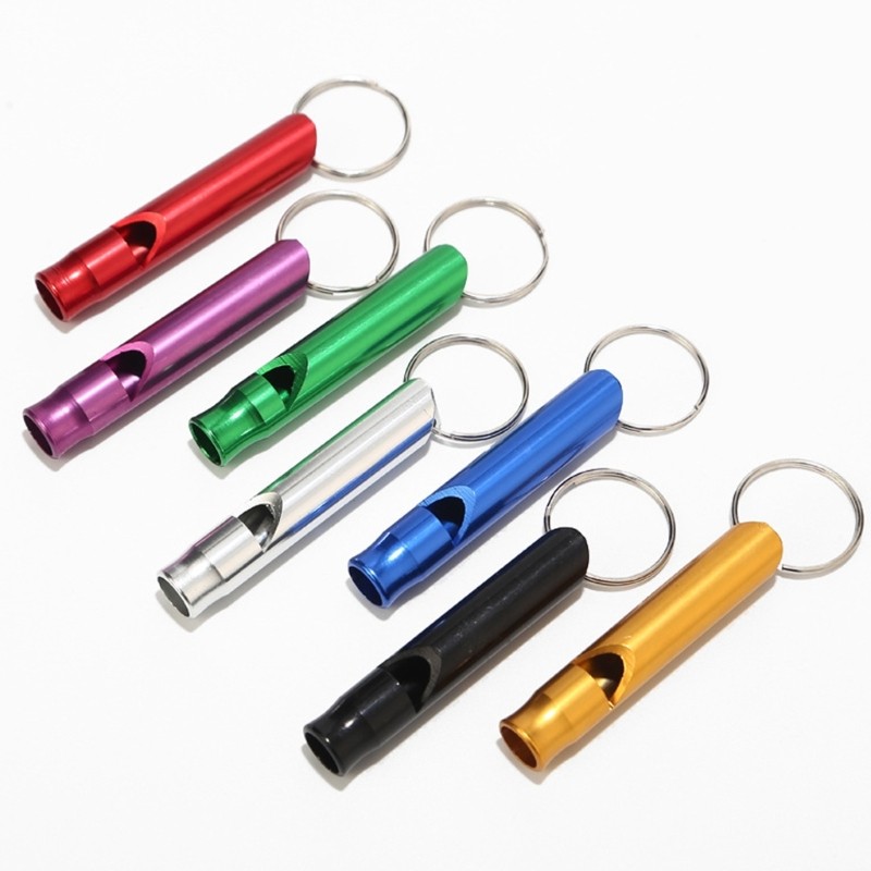 Compacts Survival Whistle With Carabiner Light weight For Backpacks Safety