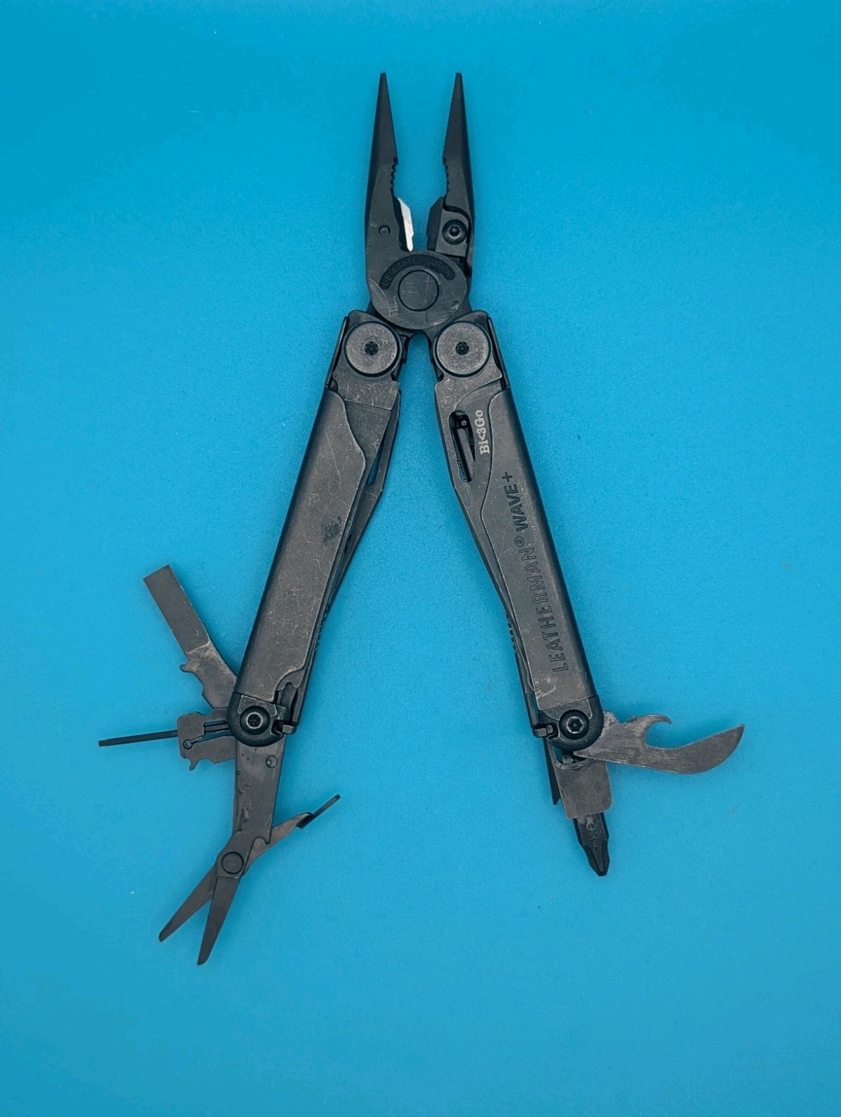 Leatherman Wave Plus + Multi-Tool! FAST SHIPPING! BLACK OXIDE!