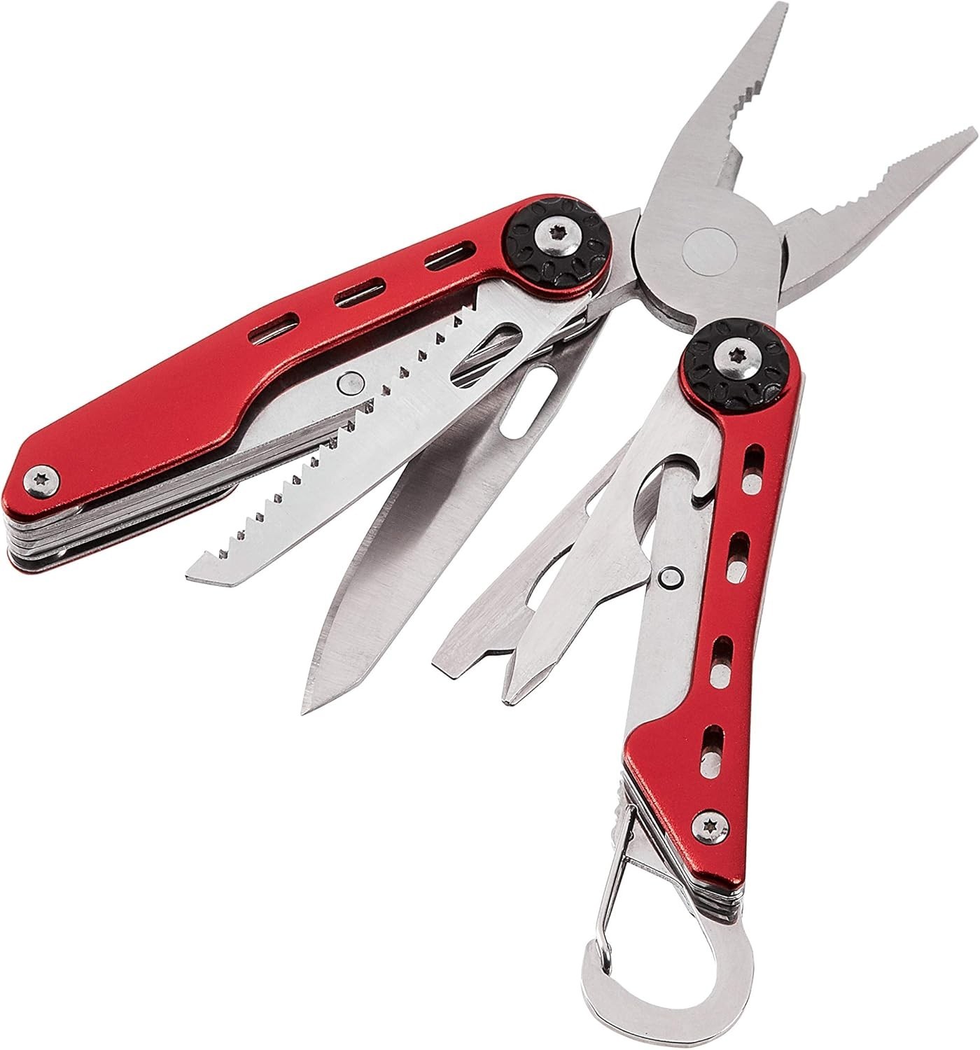 Versatile 10-in-1 Multitool with Safety Lock – Ideal for Camping & Emergencies