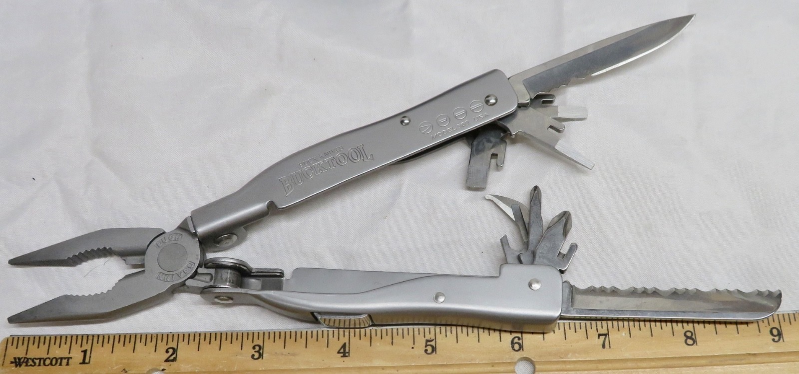 Buck Knives Bucktool Model 360 Stainless Steel Multi-Tool Plier w/ Sheath