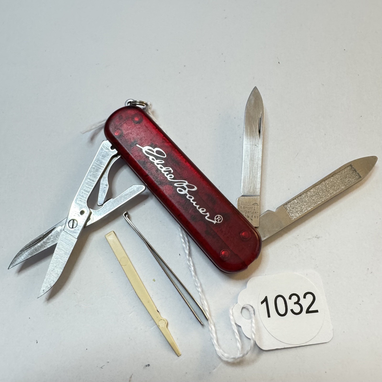 Wenger Essential Swiss Army Pocket Knife Multi Tool Eddie Bauer Logo EDC #1032