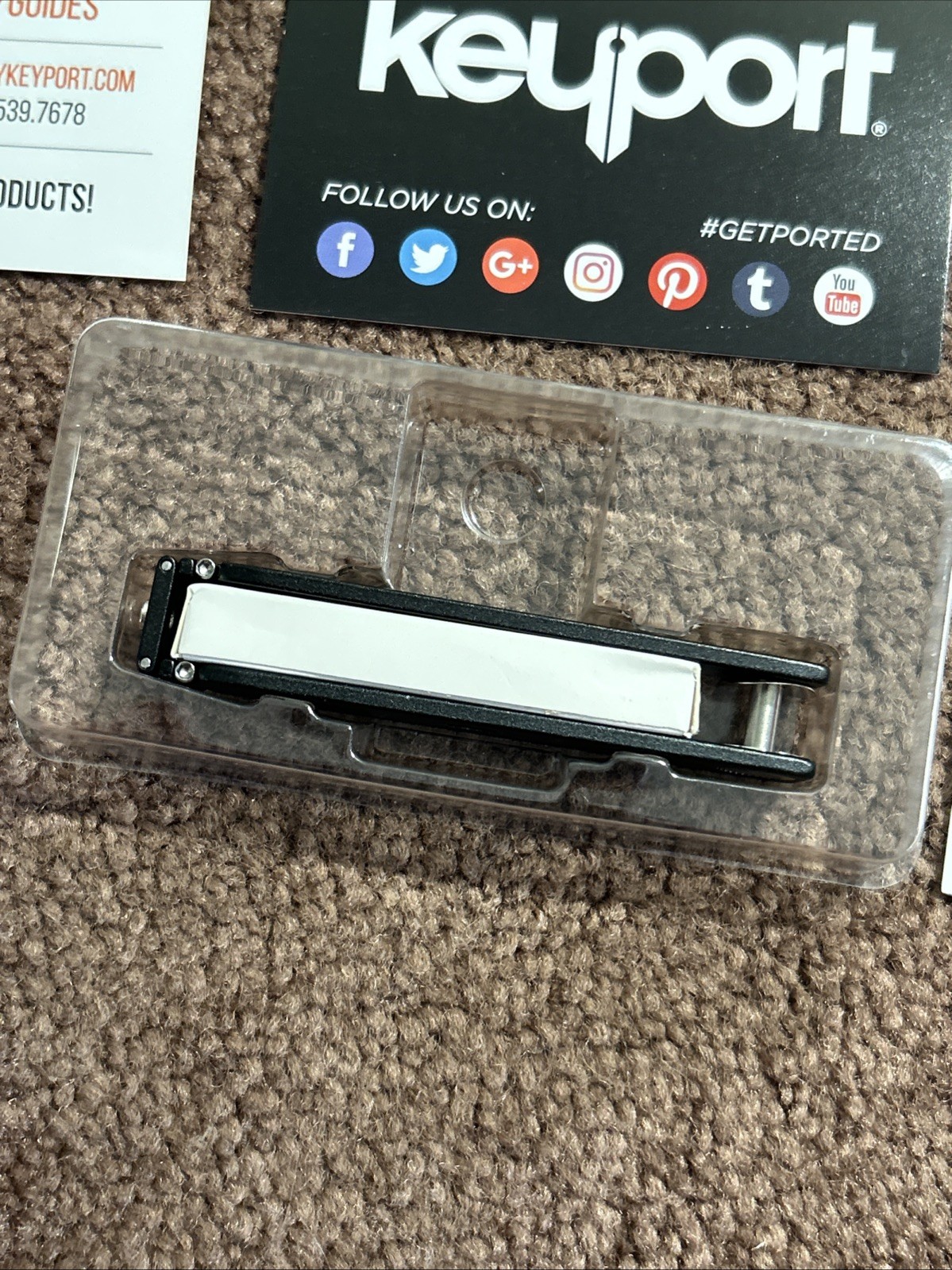 Keyport Pivot 1.0 Minimalist Key Organizer Aluminum Black New Open Box