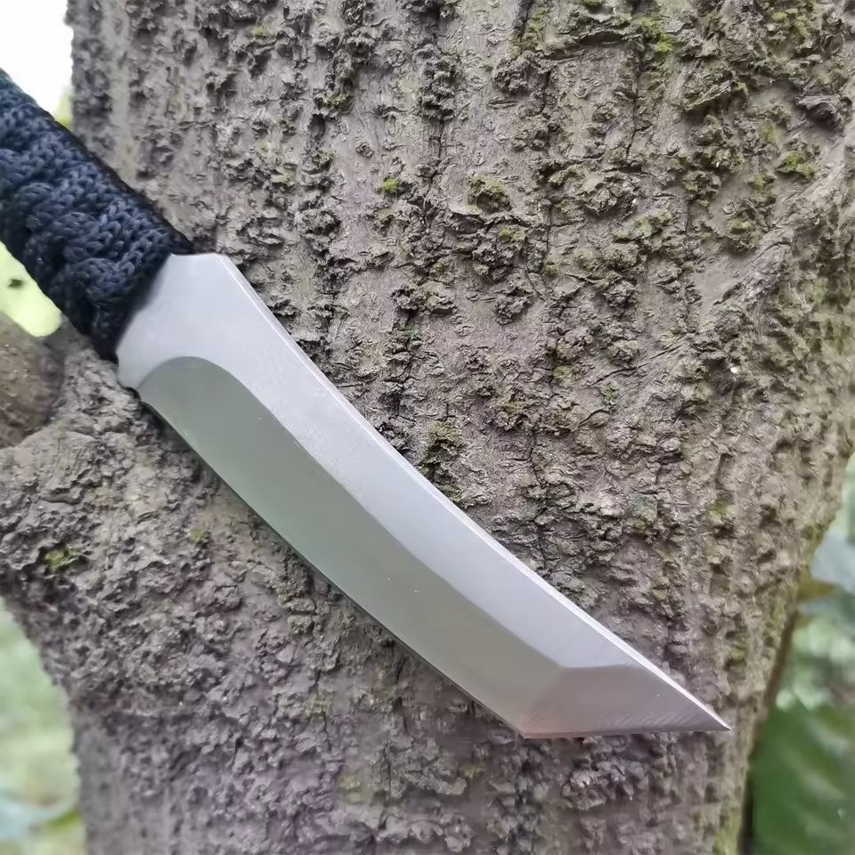 High Carbon Stainless Steel Utility Tool With Sheath Hunting Camping Survival