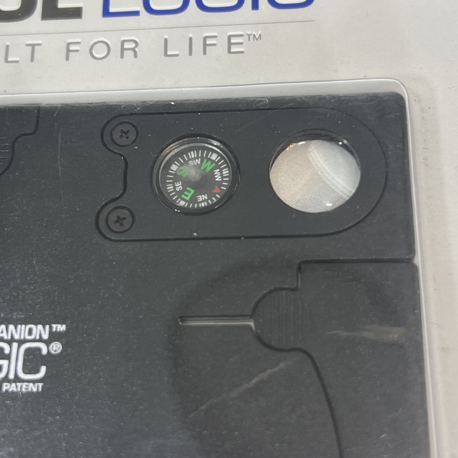 TOOL LOGIC CC1SB Credit Card Companion w/ Compass/Bottle-Opener/Pocket Knife