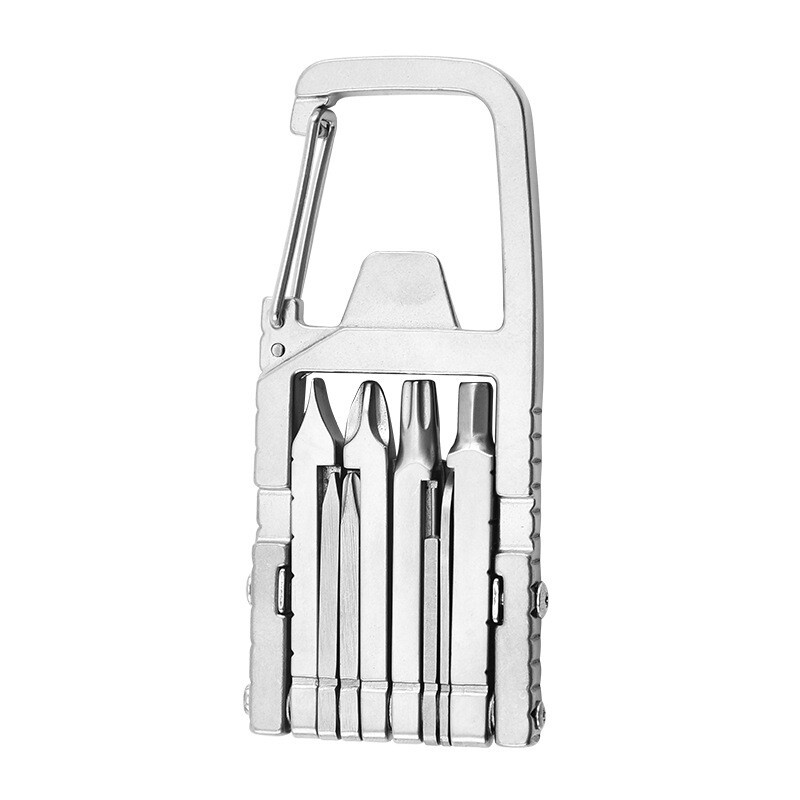 12in1 Keychain Keyring Multi Tool Stainless EDC Screwdriver Opener Camping Tool