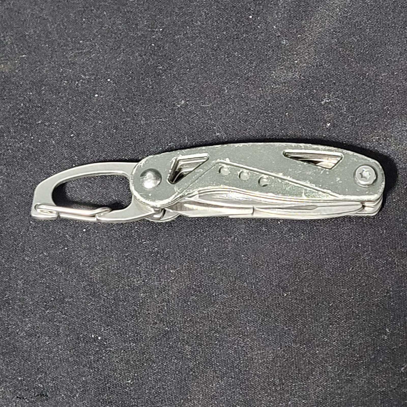 Folding Multi Tool With Carabiner Clip
