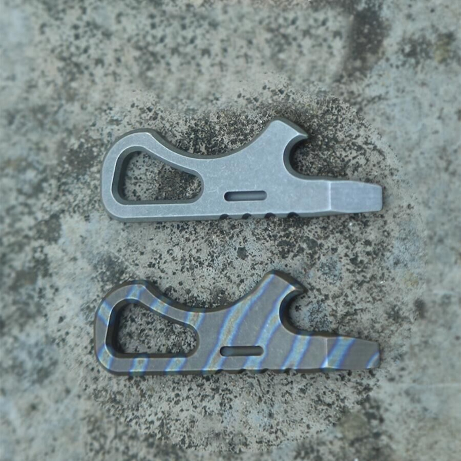 EDC Solid Titanium Alloy Multi Tools Pry Bar Pocket Crowbar Opener Screwdriver