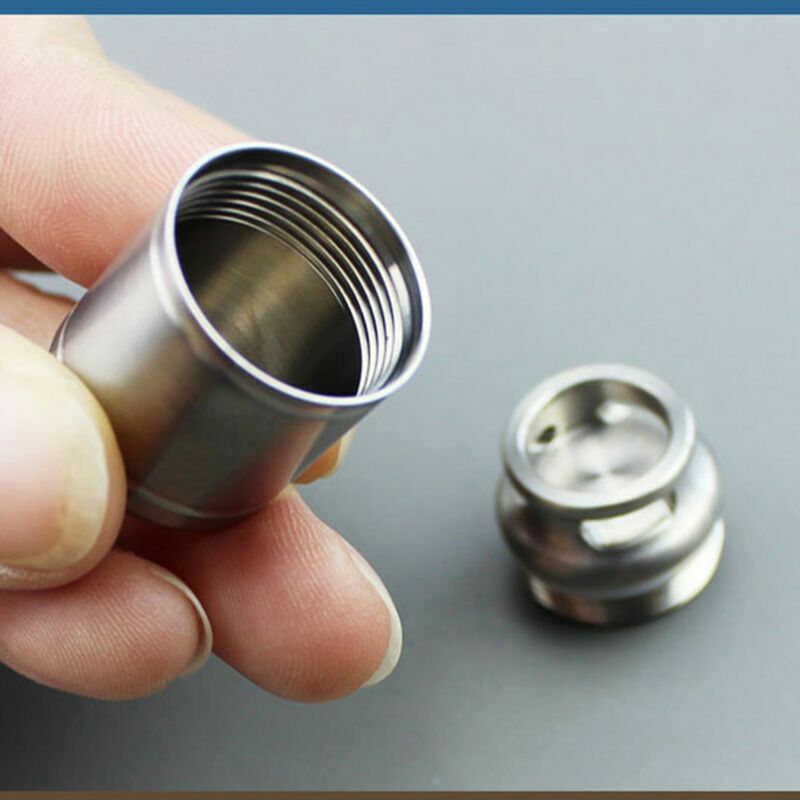 Titanium Multi Kit EDC Tools Seal Waterproof Portable Medicine Storage Pill Box