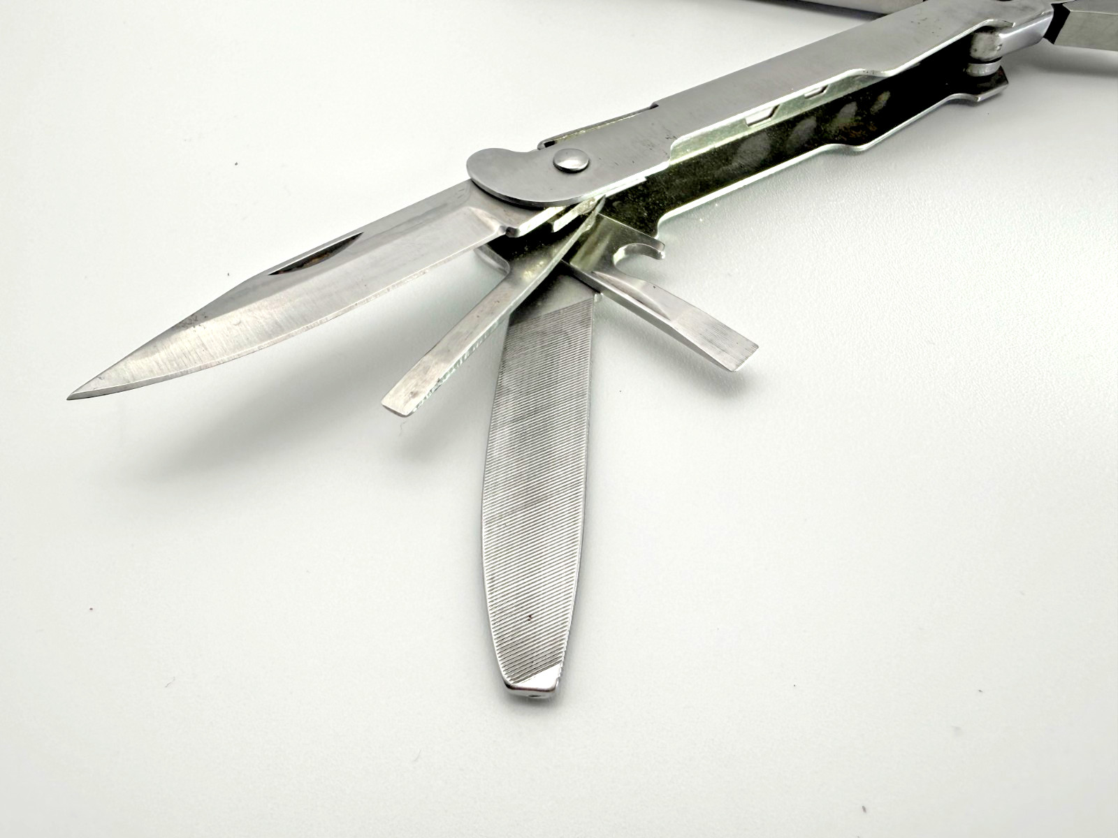 Multi Tool Pliers Knife Saw w/ Bit Set & Sheath EDC