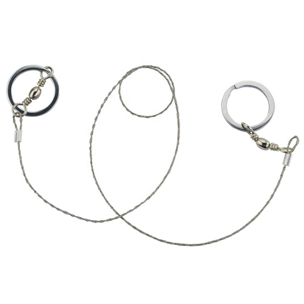 Survival Wire Saw Stainless Steel Portable Tool Camping Hiking Outdoor Quality