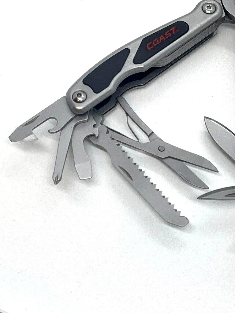 Coast Lot Of 2 Multi-Tool Flashlight LED155 2-LED Pro Pocket Pliers and LED140