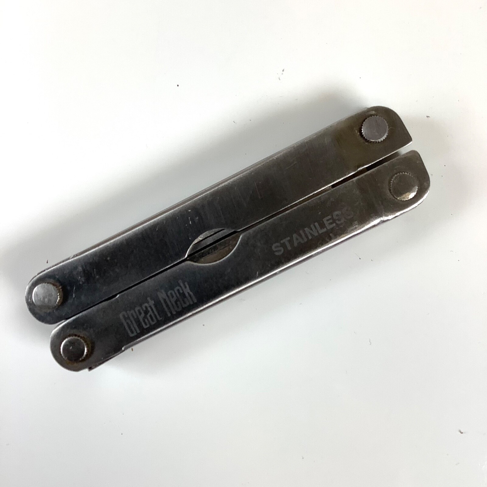 Great Neck Stainless Steel Utility Multi-Tool Pocket Knife Saw Screwdrivers ++