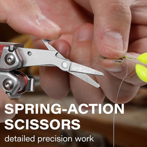 Multitool, 21-in-1 Multi Tool Pliers with Safety Locking and Spring-Action Sc…