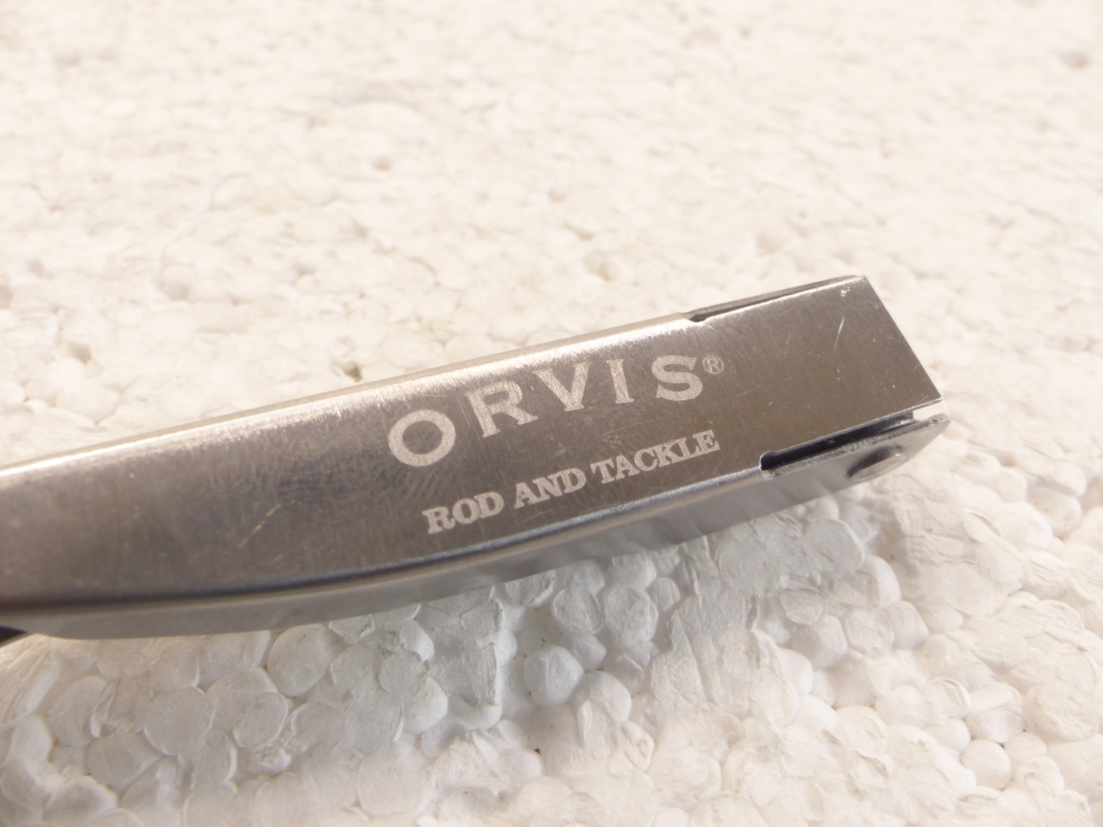 Orvis Fishing Silver Pliers Pocket Multi-Tool w/ Knife, Flashlight, Screwdriver