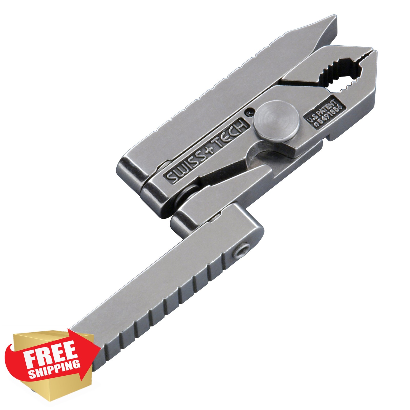 Swiss+Tech ST50022 stainless steel 6-in-1 multitool