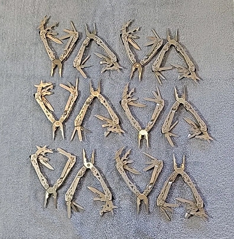 Gerber Suspension NXT Multi Tools – LOT OF 12 – Pliers, Scissors, Knife, File