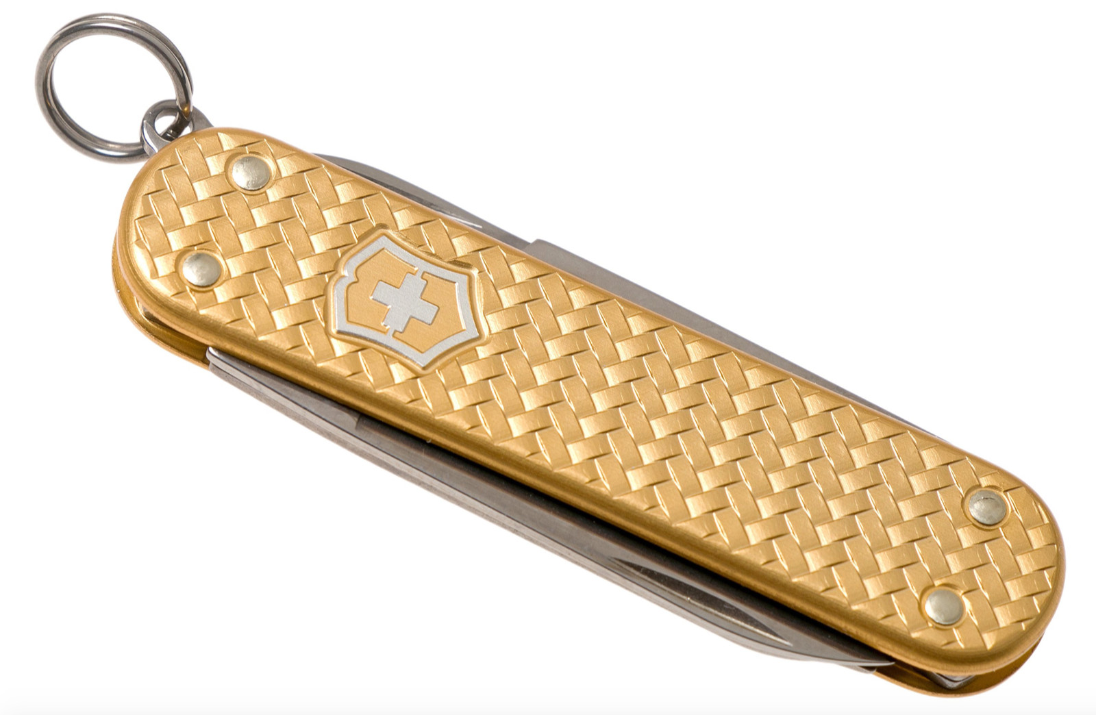 Swiss Army Knife, Classic Brass Gold Alox, Victorinox 0.6221.408G New In Box
