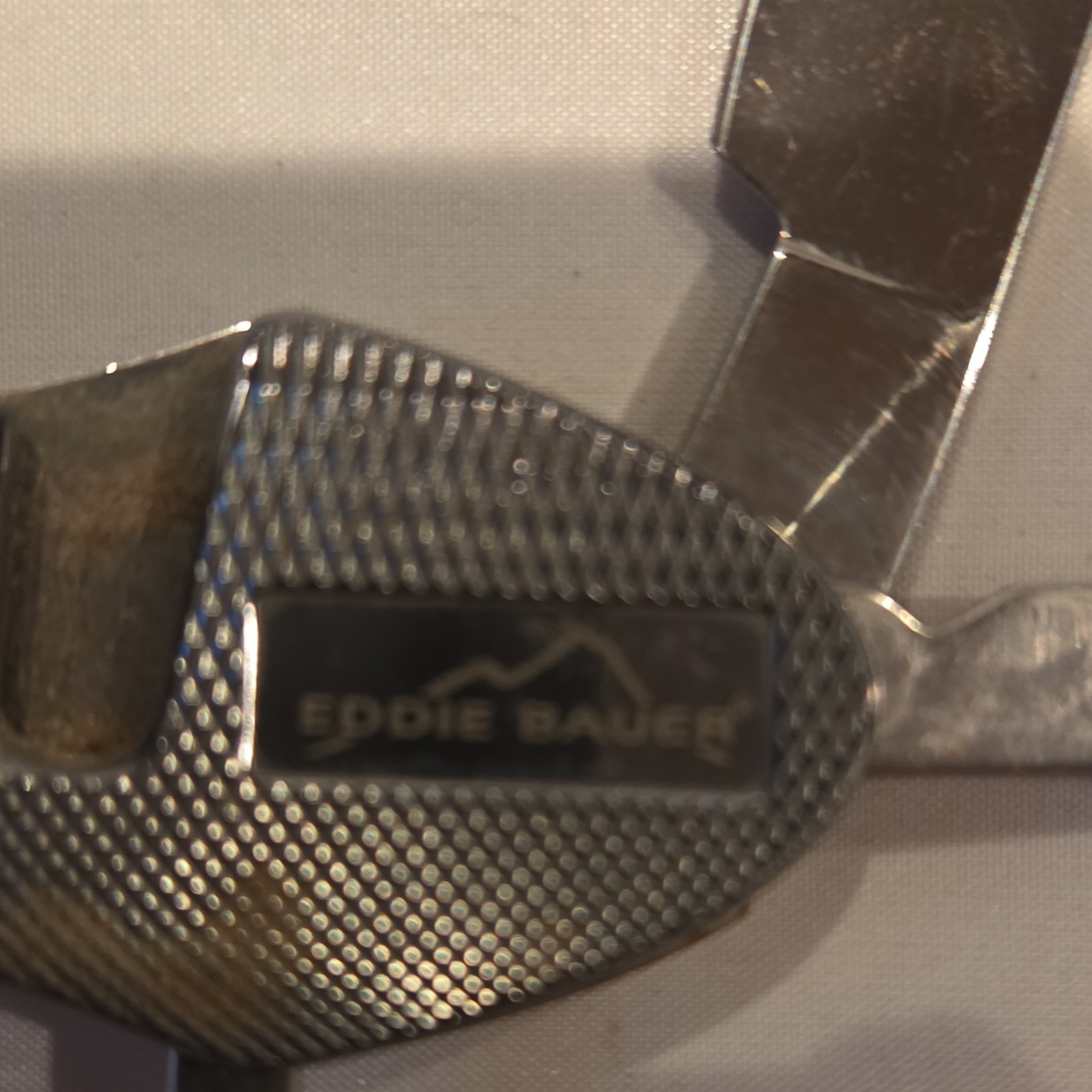 Eddie Bauer Silver Stainless Steel Multi-Tool Knife Fork Spoon Opener Corkscrew