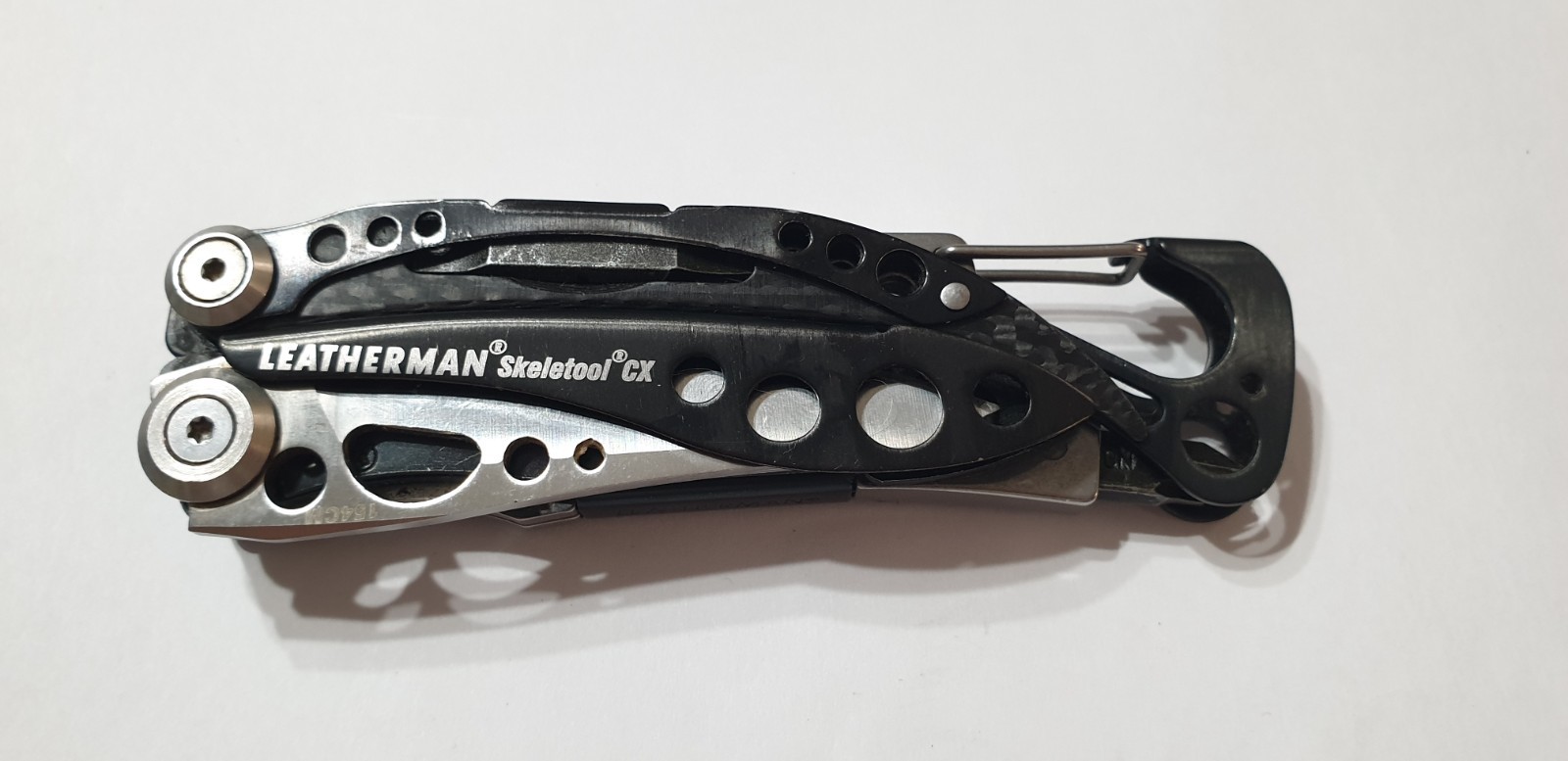 🔥 Leatherman Skeletool CX Carbon Fiber Rare Retired Used Multi Tool Collectable