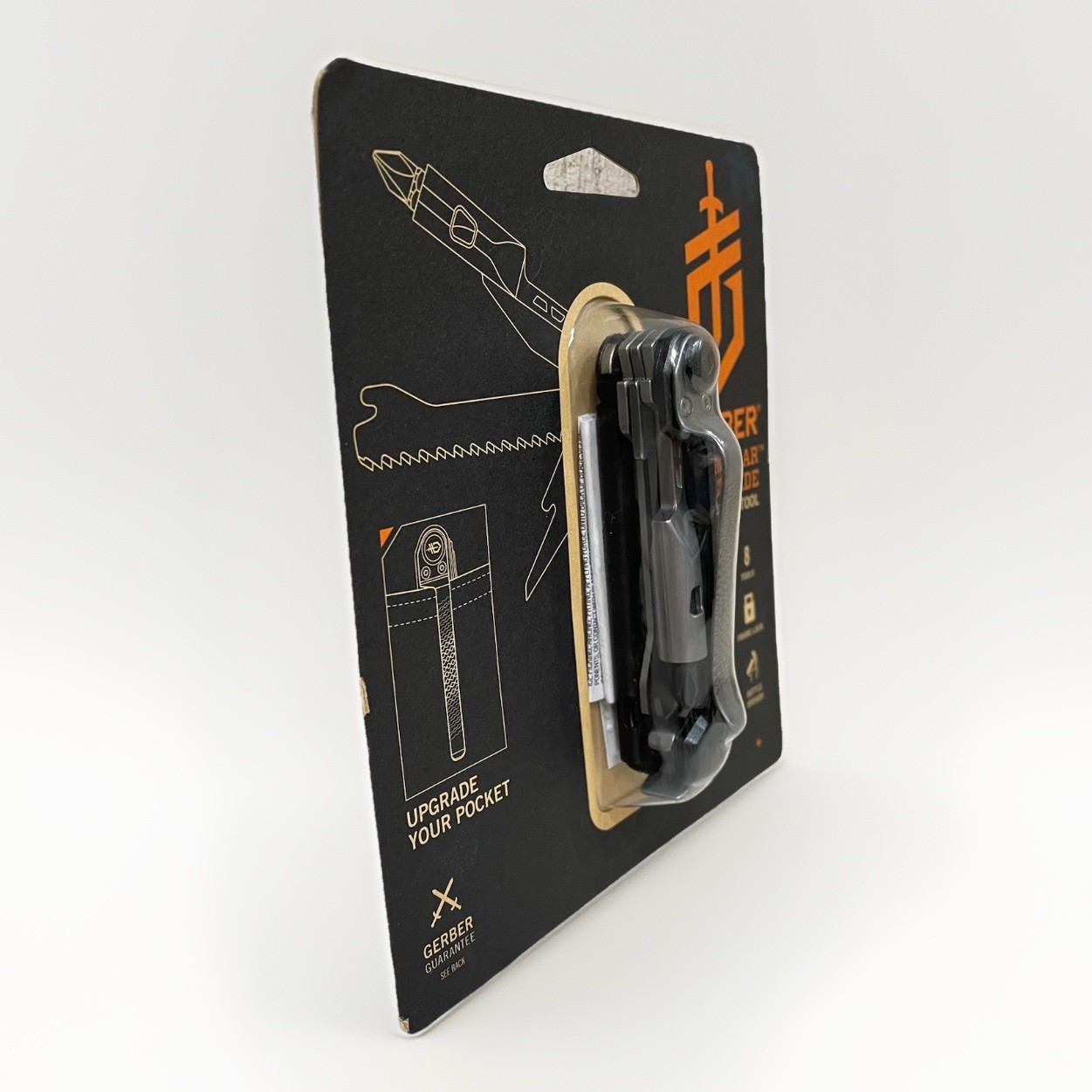 Gerber Armbar Trade Multi-Tool 2.5″ Stainless Steel Blade 8 Functions 3.1oz Onyx