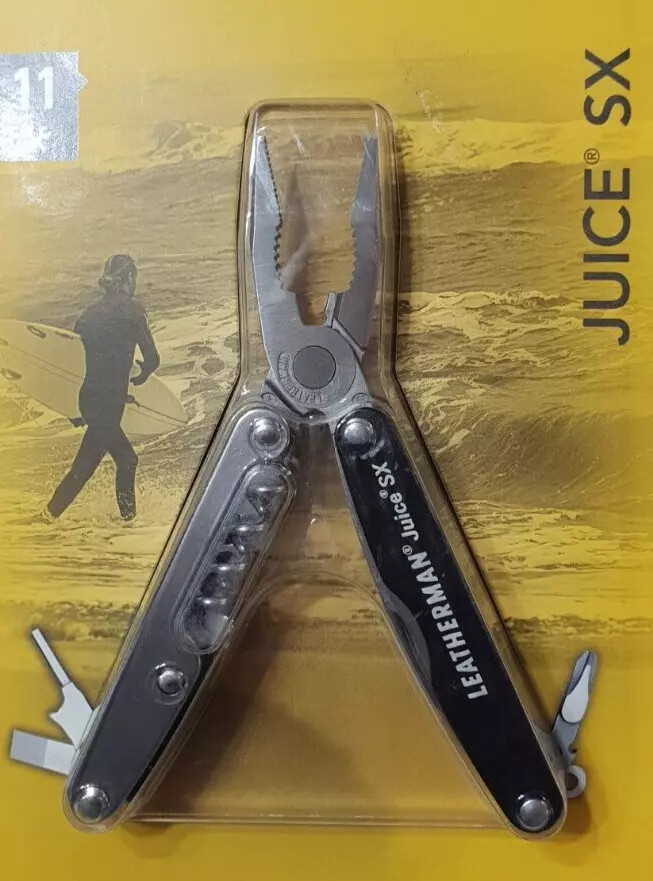 🔥🔥🔥 Leatherman Juice SX Collectable Retired Very Rare Multi Tool Mint Blister