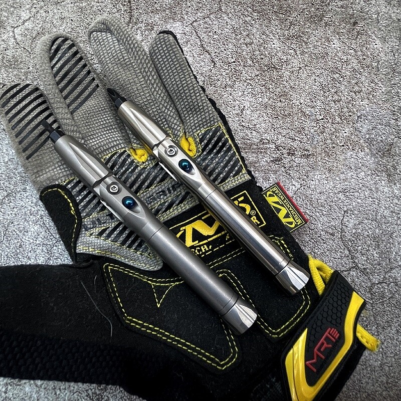 Titanium Folding Screwdriver Cross Slotted Bit EDC Multi Tools Fidget Spinner