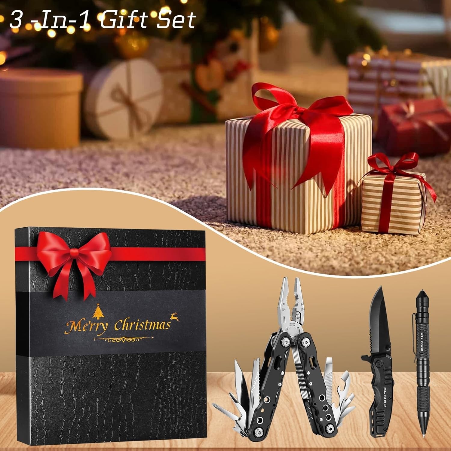 3-in-1 Multi-Tool Set – Christmas Gifts for Men
