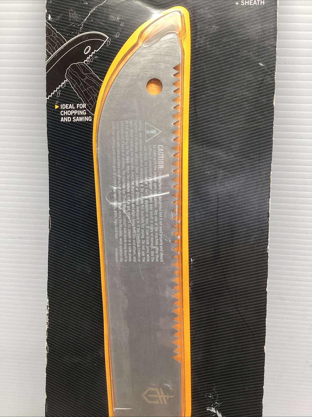 Gerber Compact Clearpath Machete w/Sheath 11″ Stainless Steel, Gator Grip 17”