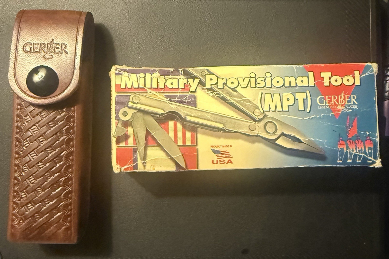 Vtg Gerber USA MPT 55511 Military Provisional Tool & Sheath Plier Multi-Tool