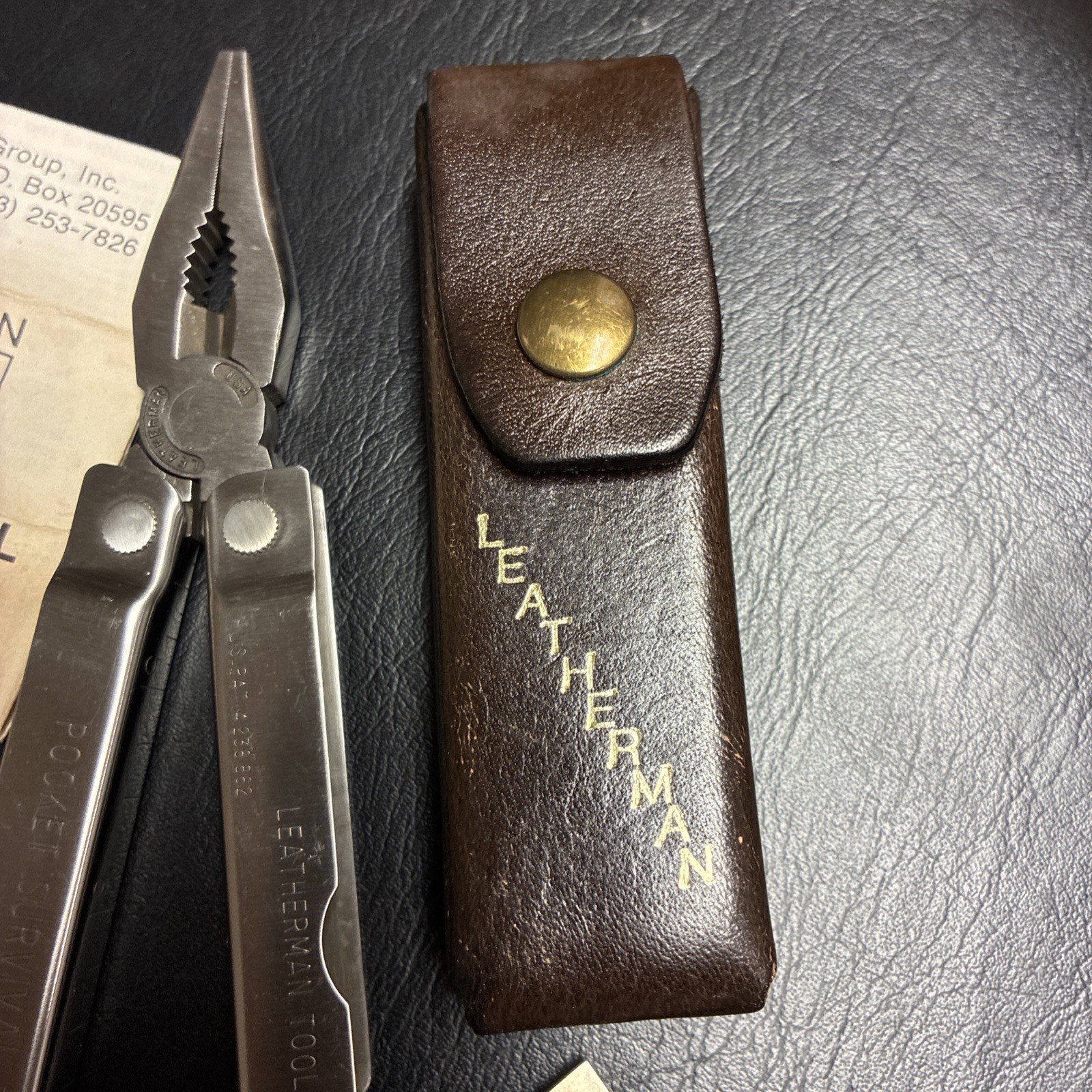 LEATHERMAN USA 1st RunUS PAT 4238862 POCKET SURVIVAL TOOL Multitool Portland OR