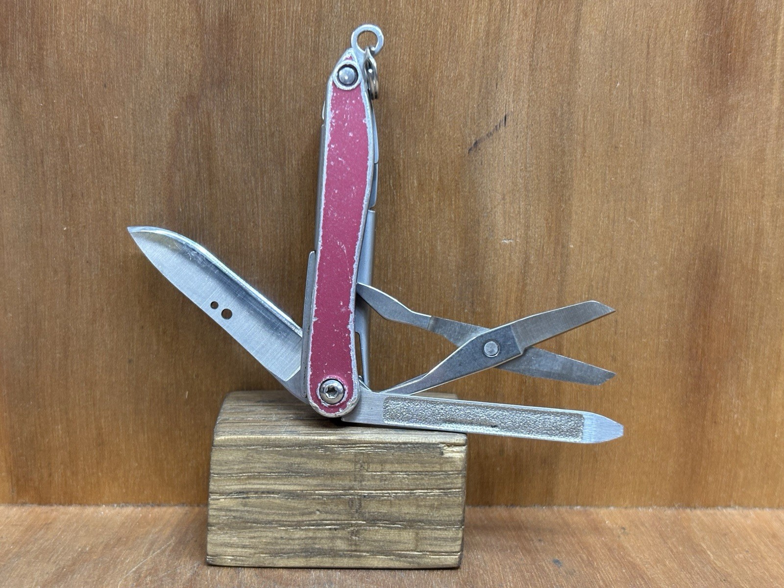 LEATHERMAN STYLE Original Red Multi-Tool USA Retired Collectible GREAT!