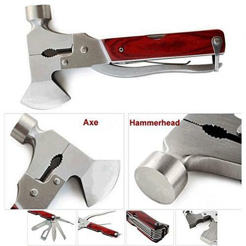 Swiss Army Style Emergency Tool for your Car-RV-Boat. Hardened Stainless Steel.