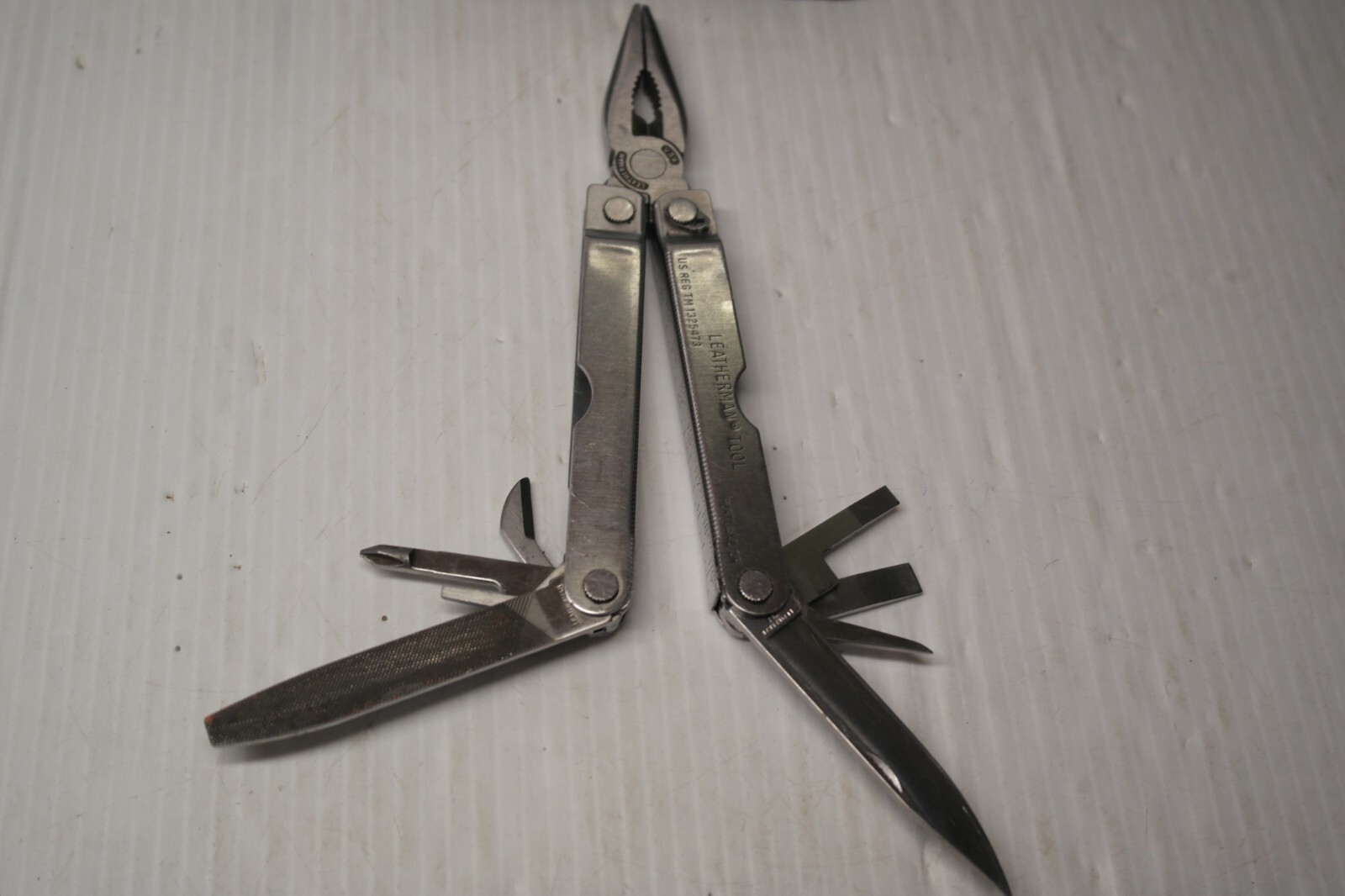 VTG Original Leatherman Multi-Tool Portland Oregon 1325473 W/Sheath USA 4”