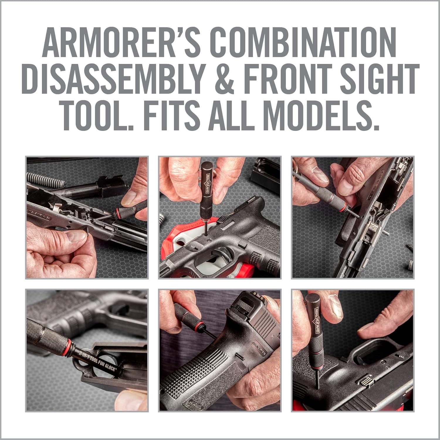 Glock Accessories – Choose between 2-In-1 Tool, 4-In-1 Tool or Pro Pack for Gloc