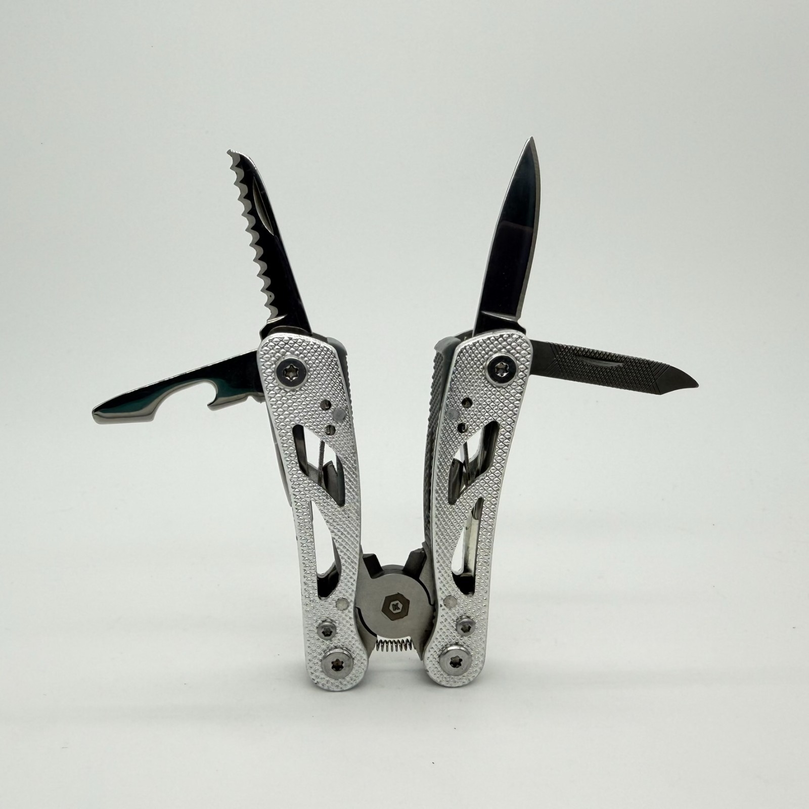 Kobalt 15-in-1 Multi-Tool Skeletonized EDC Pocket Knife Spring Loaded Pliers