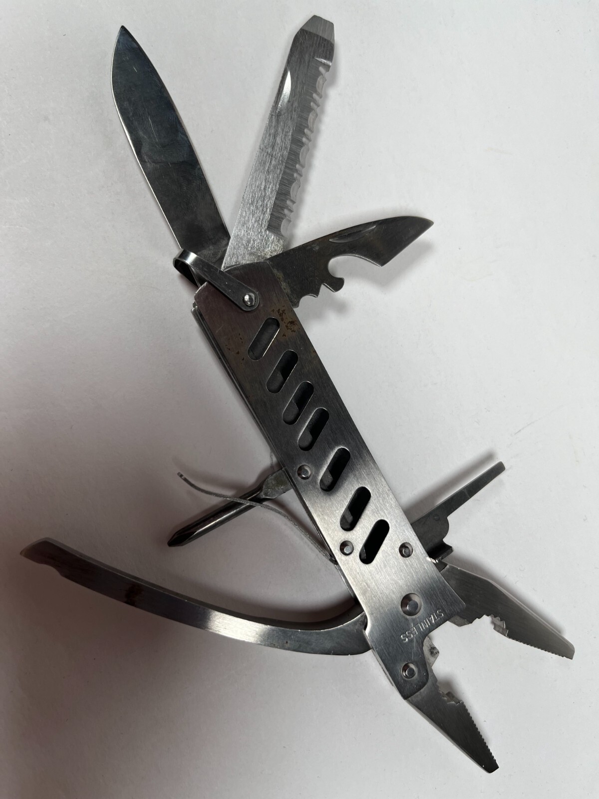 Multifunctional Tool Pocket Stainless Steel Blade Plier Long Nose With Sheath