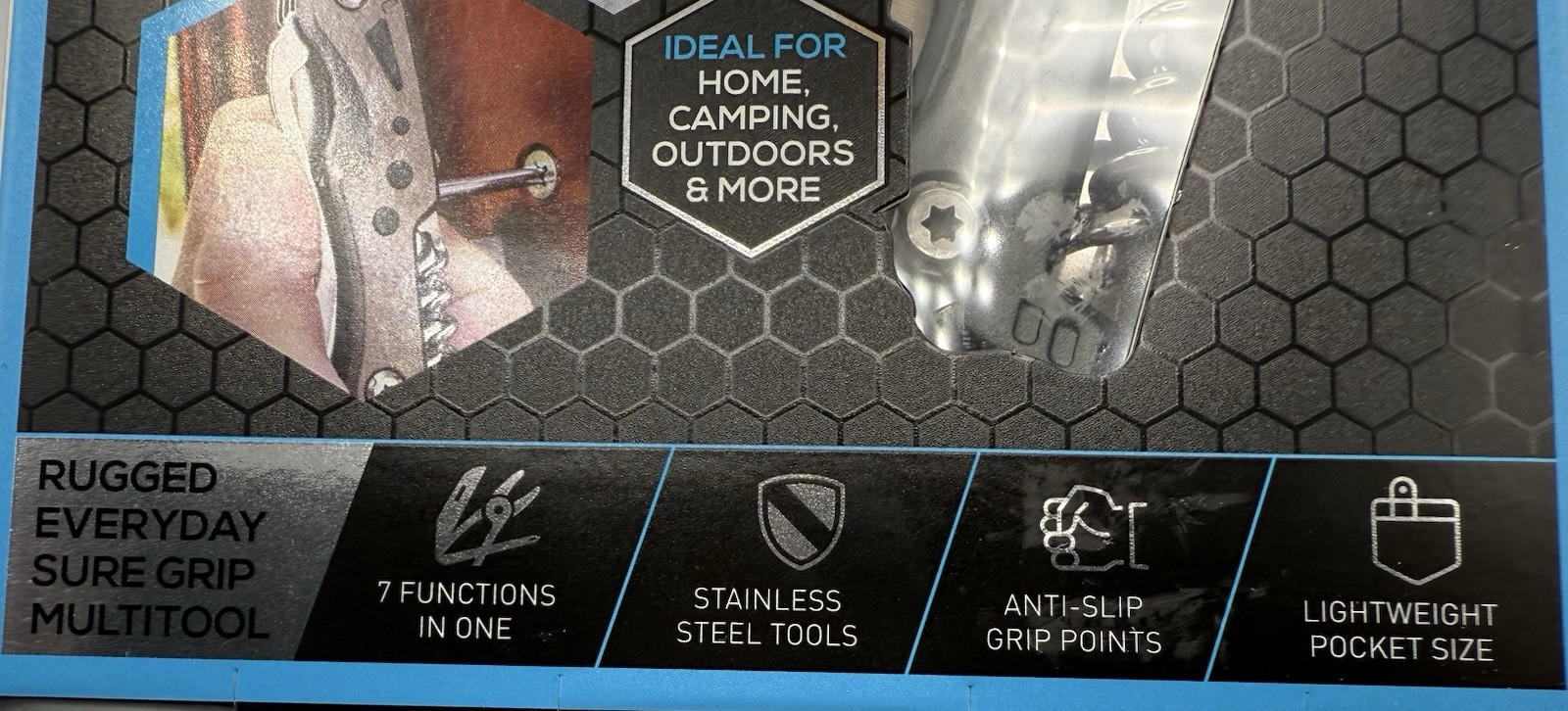 Scout Multitool Knife Smartgear Grip Point 7 Functions In One Stainless Rugged