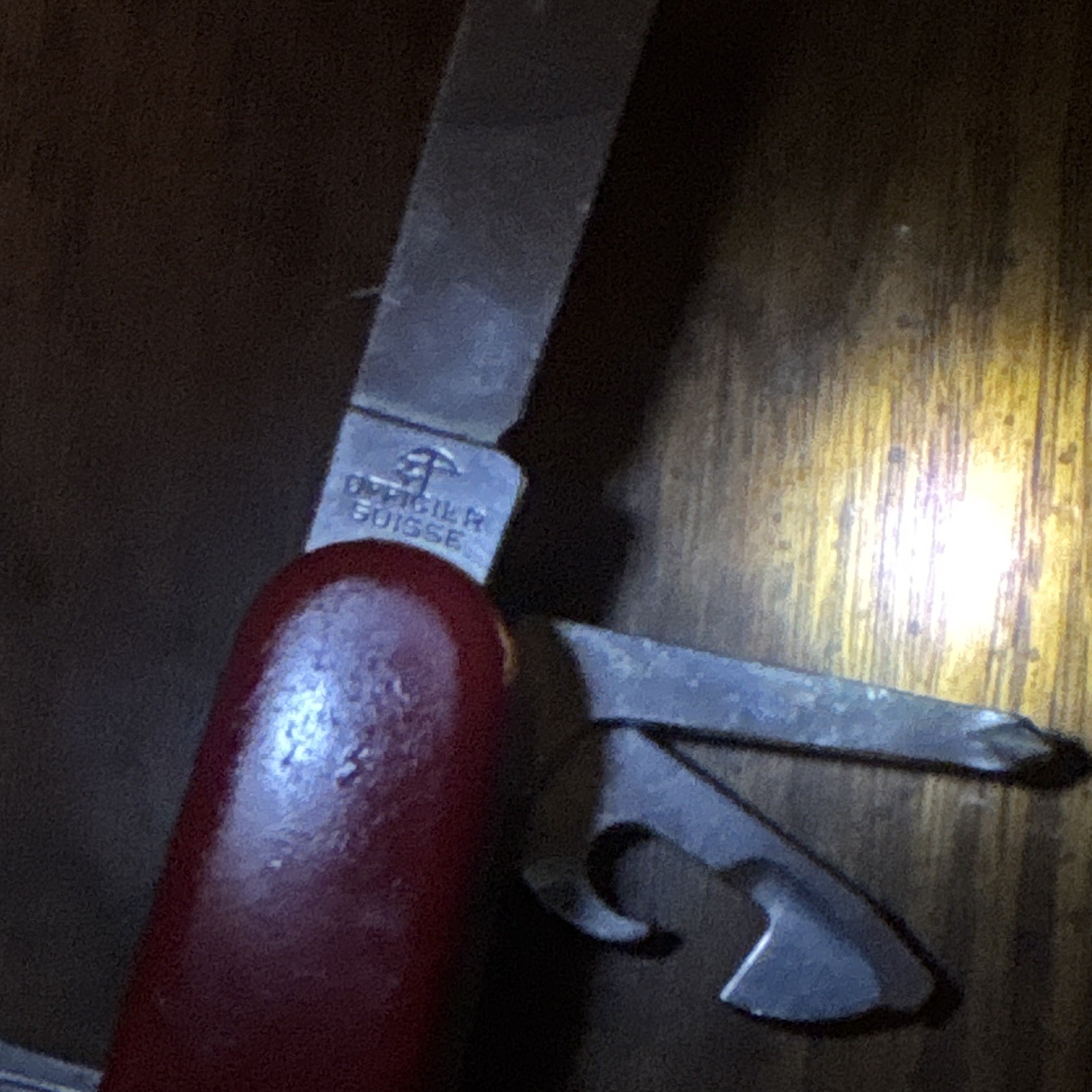 Victorinox Swiss Army Red Multi-Tool 15+ Tools w/ Saw Scissors 58mm Lanyard