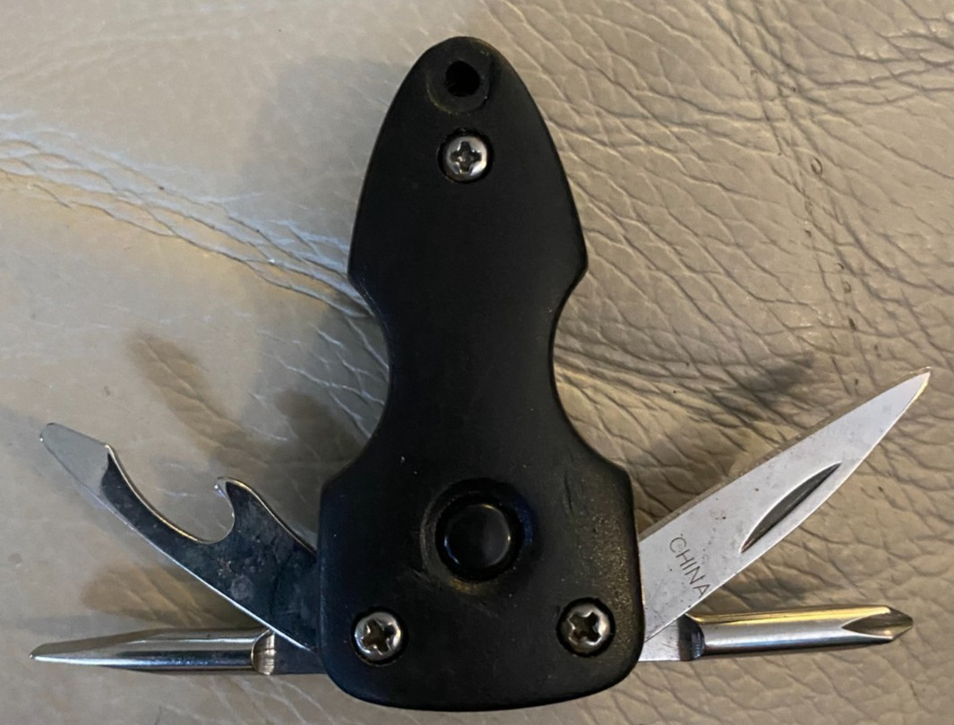 Maxim Mini Keychain Multi-Tool With LED Light