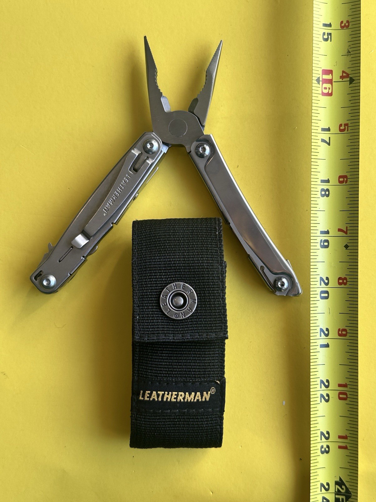 Leatherman Bolster 13 Tool Stainless Steel Multi-Tool With Sheath!
