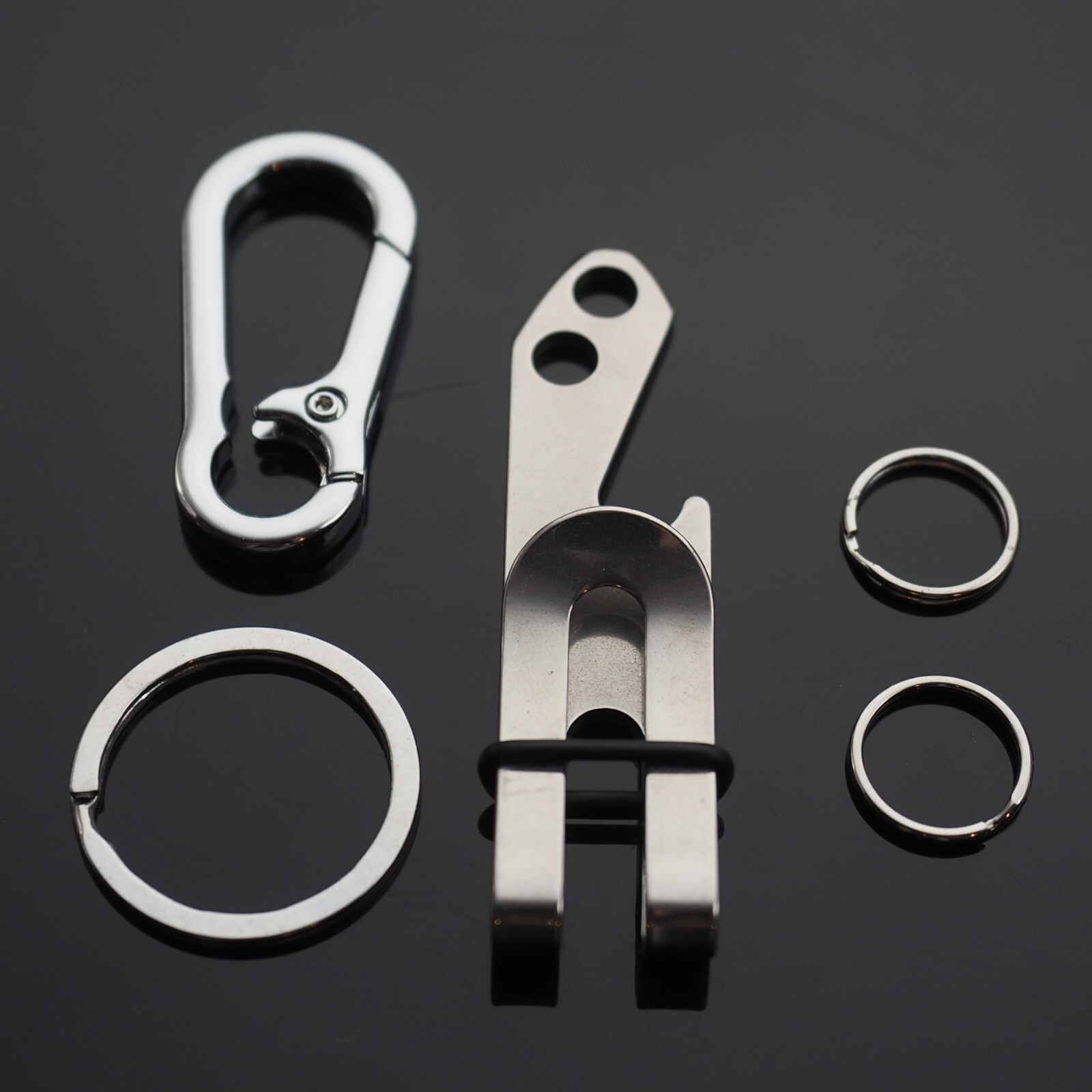 Money Clip & Carabiner Clip Belt Hanger Bottle Opener EDC & Key Rings