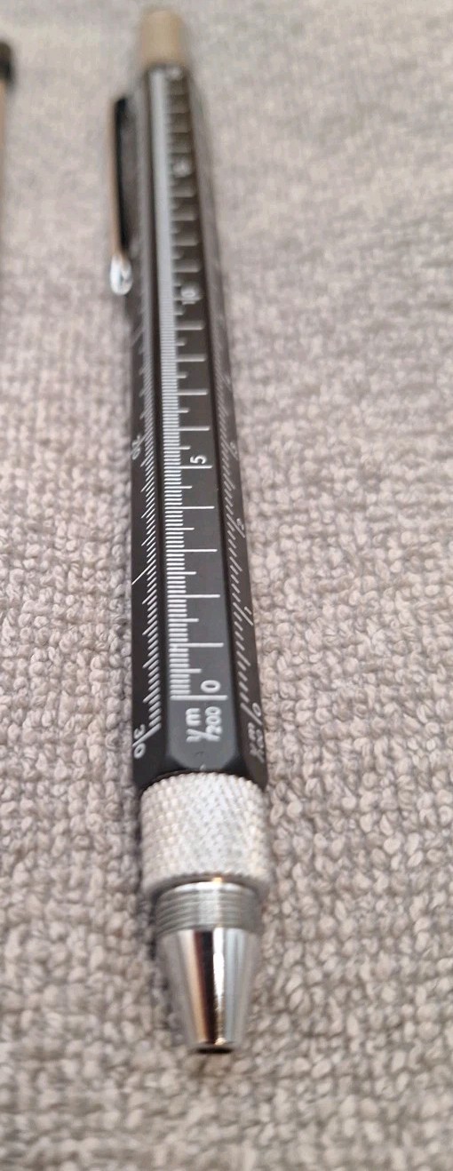 Multitool Pen 6 in 1 Tools Pen-Stylist-Ruler-Bubble Level-Philips & Flathead SD
